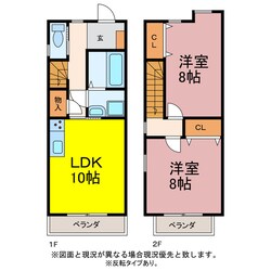 カーサフェリーチェ飯村の物件間取画像